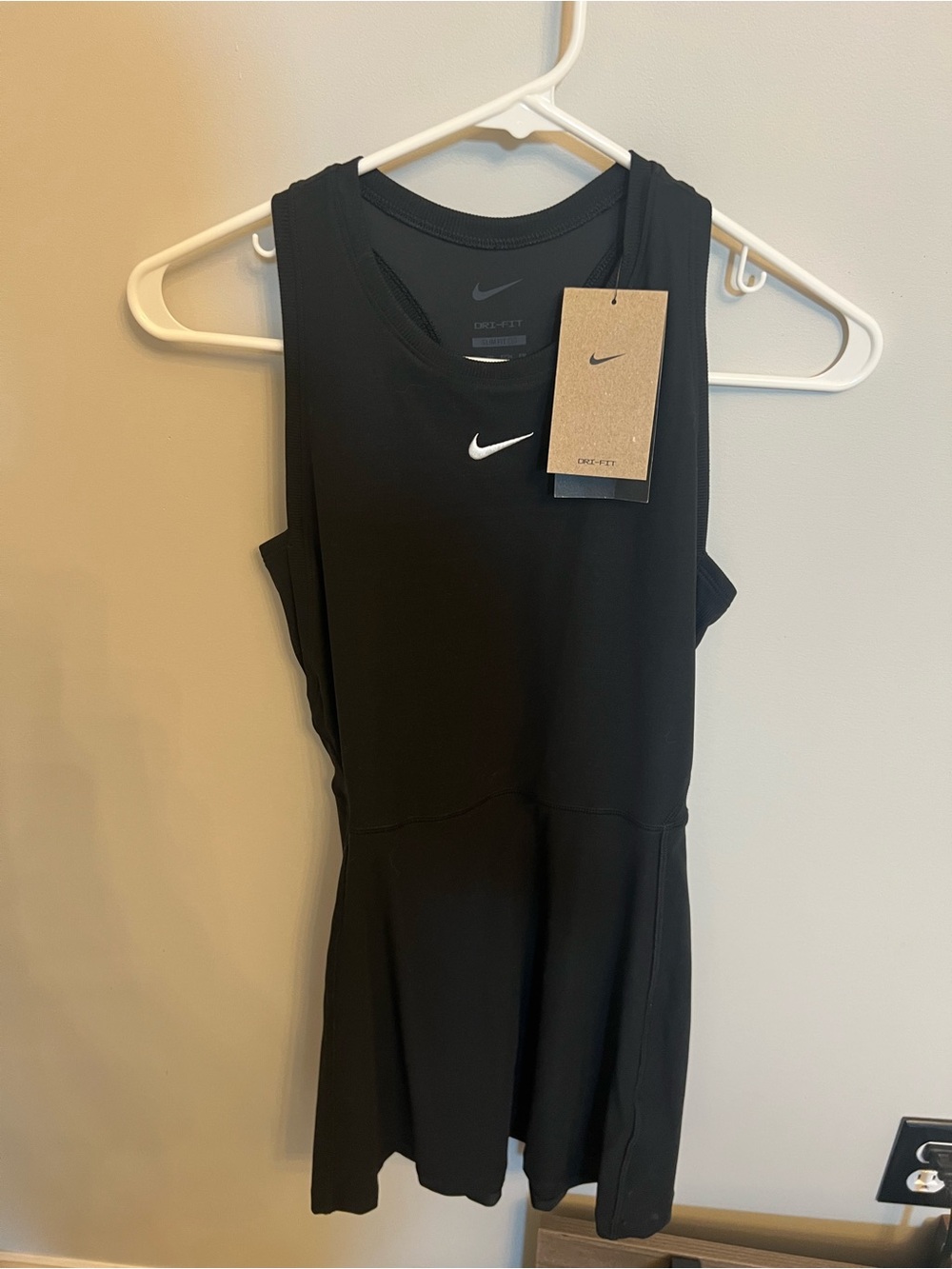 Nike Black Dri-FIT Slim Fit Tank Top